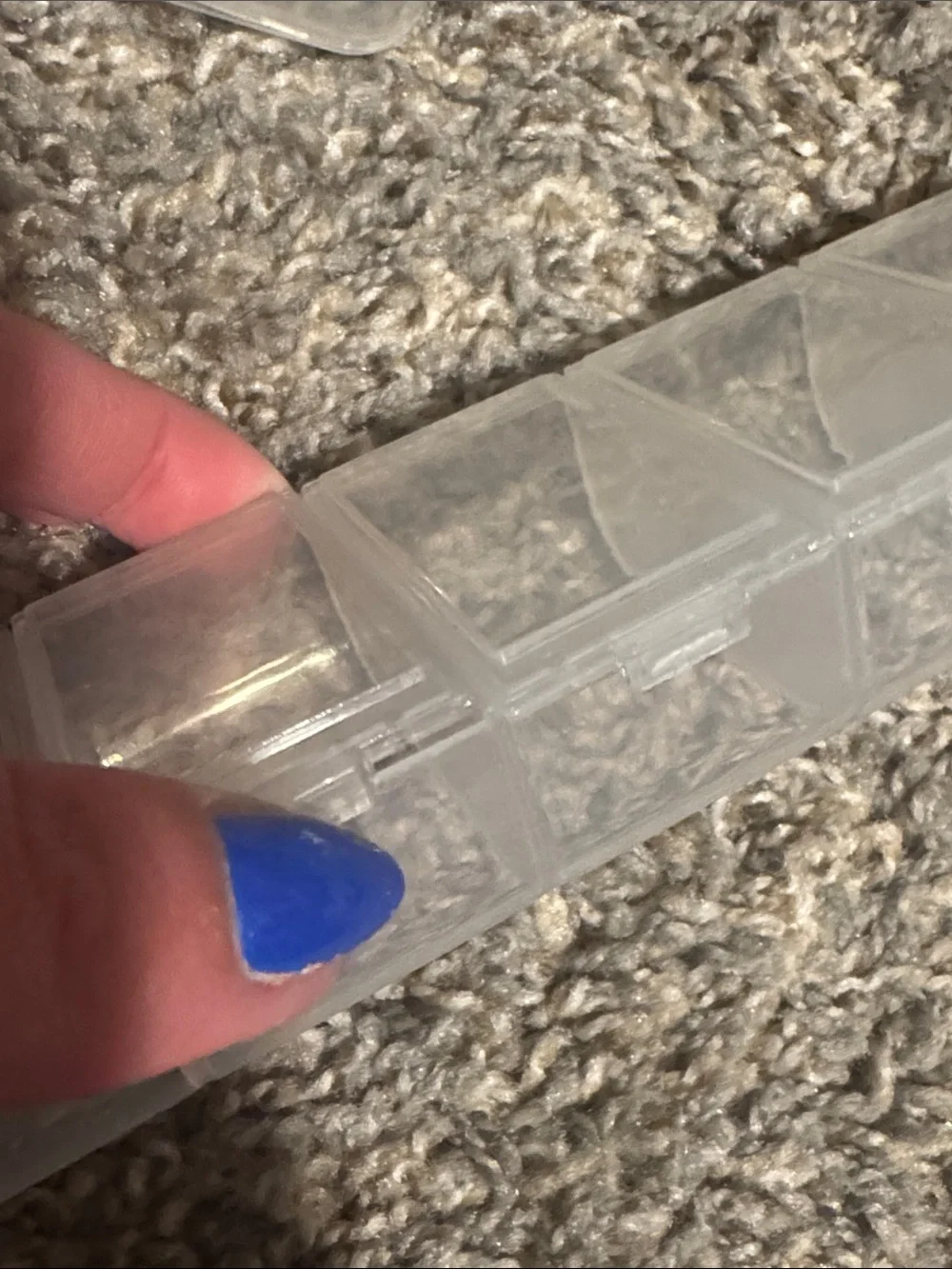 Clear Plastic 10-Compartment craft Organizer - Home Storage & Organization